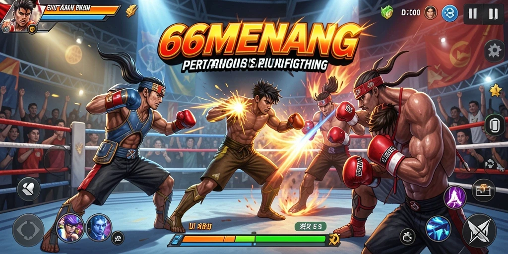 Tampilkan gameplay pertarungan yang mendebarkan di 66MENANG.