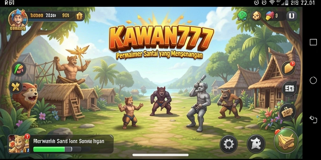 Tangkapan layar KAWAN777 menampilkan aksi permainan yang seru dan menghibur.