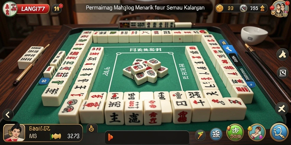 Screenshot permainan LANGIT77 yang menampilkan pengalaman Mahjong yang mengasyikkan.