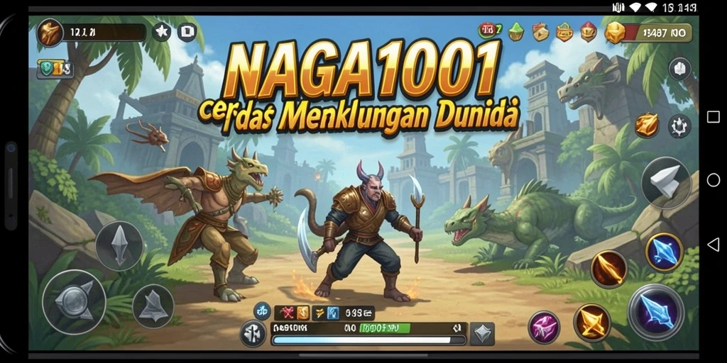 Tampilan seru gameplay NAGA1001 yang penuh strategi.