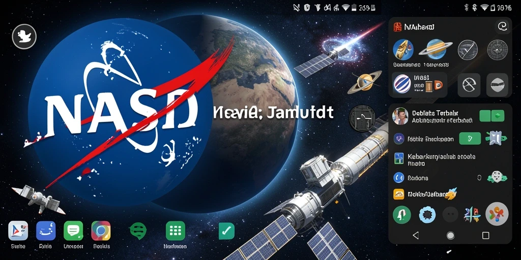 Tampilan utama aplikasi NASA4D dengan berbagai fitur utilitas.