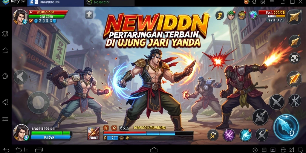 Screenshot dari gameplay Fighting yang seru di NEWIDN.