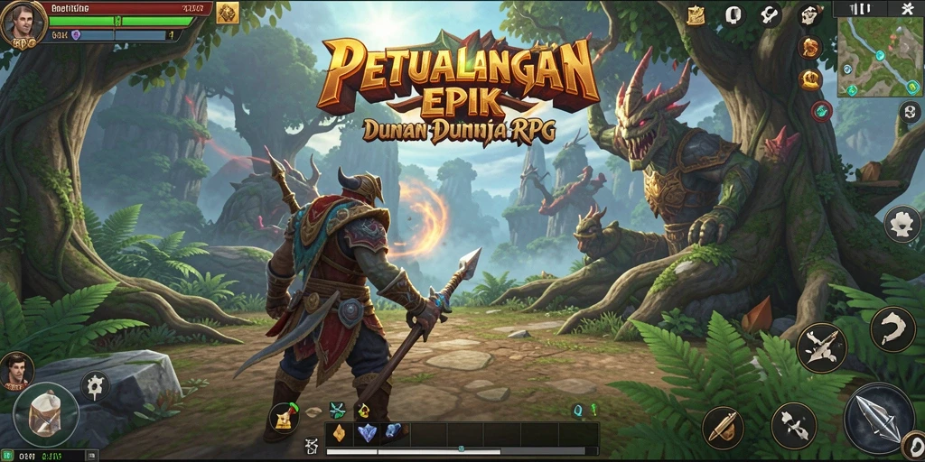 Tampilan gameplay RP8 yang imersif dan penuh aksi.