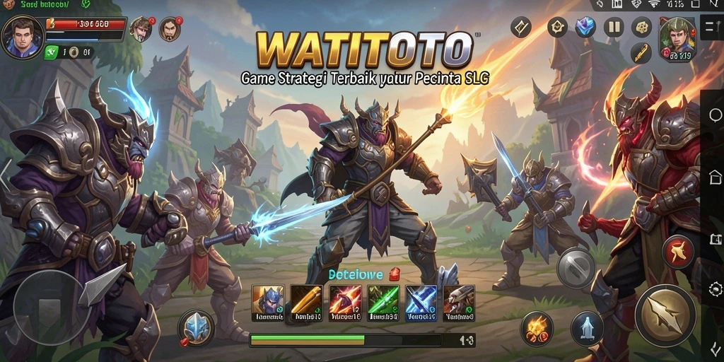 Tampilan gameplay WATITOTO yang menarik dengan strategi mendalam.